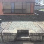 大垣市正福寺　お墓じまい工事　①墓石解体